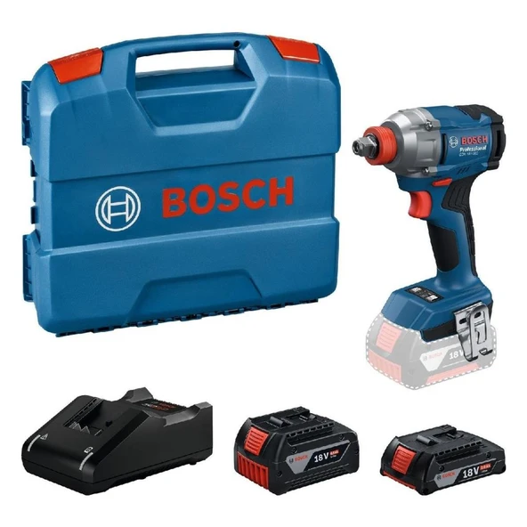 Bosch Profesyonel GDX 18V-285  2x2 Ah Çift Akülü Darbeli Somun Sıkma - 06019N2122 ürün görseli 1