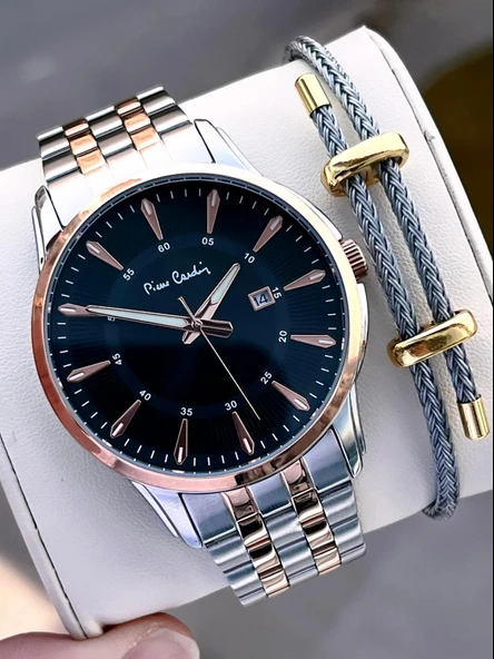 Pierre Cardin Damat Ve Nişan İçin 2 Yıl Garantili 3 Atm Suya Dayanıklı Erkek Kol Saati K.800211F104 ürün görseli 1