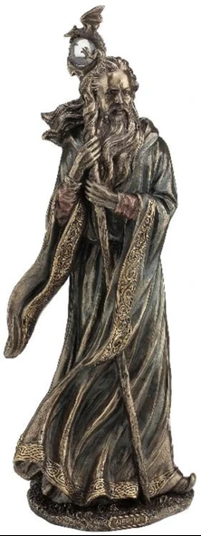 Wise Biblolar - Merlin Biblo 19x15,5x47 cm Dekoratif Obje Mitoloji & Tarih ürün görseli 1