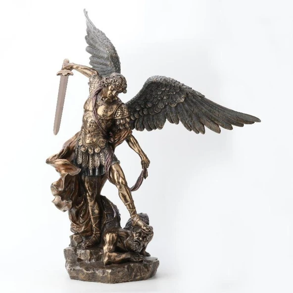 Wise Biblolar - St. Michael Biblo 55x37x73 cm Dekoratif Obje Mitoloji & Tarih ürün görseli 1