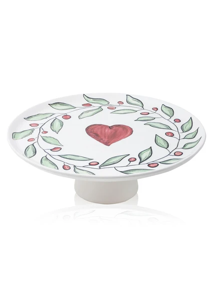 The Mia Luv Ayaklı Servis Tabağı 10x30 cm ürün görseli 1
