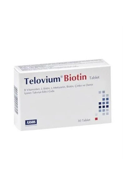 ASSOS TELOVIUM BIOTIN 30 TAB ürün görseli 1