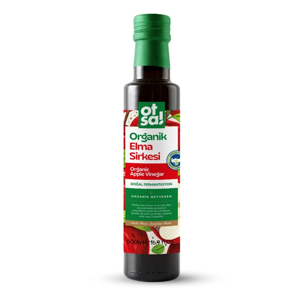 Otsa Organik Elma Sirkesi 500 ml ürün görseli 1