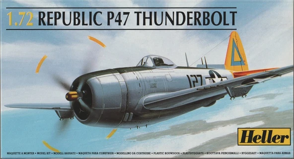 Heller 1/72 Ölçek REPUBLIC P47 THUNDERBOLT ürün görseli 1