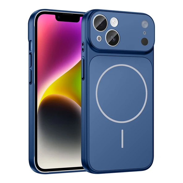 iPhone 15 Uyumlu İphone 17 Görünümlü Kılıf Kablosuz Şarj Özellikli Kamera Korumalı Formen Kapak ürün görseli 1