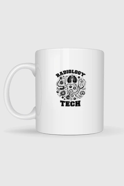 Radiology Tech Tasarımlı Kupa Bardak - Resim 2