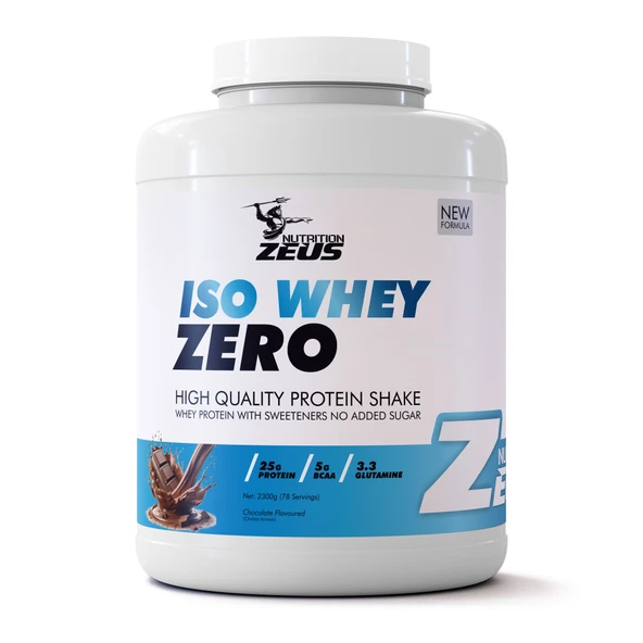 Zeus Nutrition ISO WHEY ZERO 2300GR - KİNDER AROMA+SHAKER HEDİYE ! ürün görseli 1
