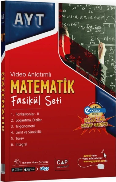 Çap Yayınları YKS AYT Matematik Video Anlatımlı Fasikül Seti Çap Yayınları ürün görseli 1