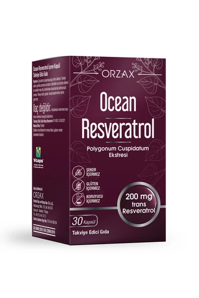 OCEAN RESVERATROL 200 MG 30 CAP ürün görseli 1