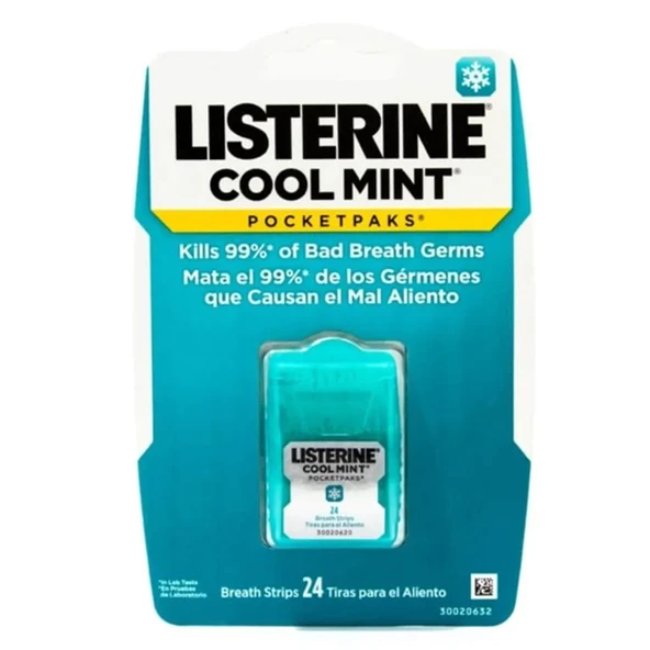Listerine Cool Mint PocketPaks 24 Yaprak ürün görseli 1