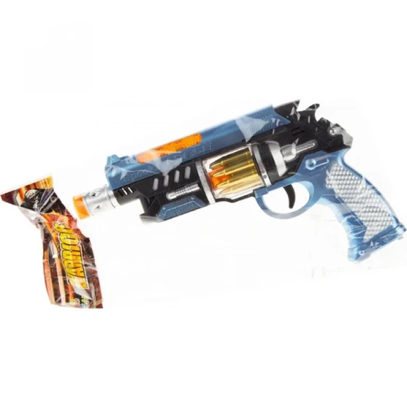 Sesli Işıklı Hareketli Silah Force Gun - Resim 2