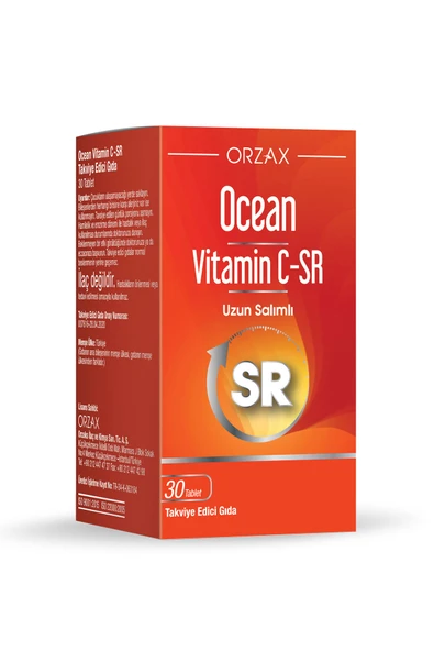OCEAN VITAMIN C SR 500MG 30 TB. ürün görseli 1