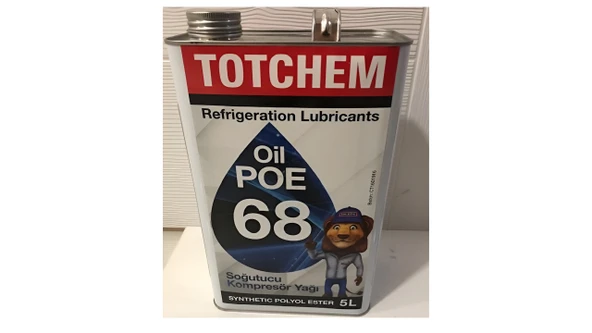 Ermiya Totchem Oil Poe 68 Soğutucu Kompresör Yağı 5 LT ürün görseli 1