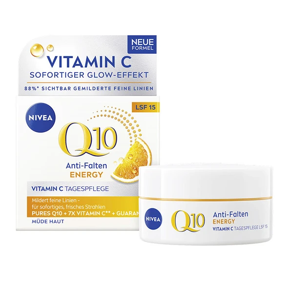 Nivea Q10 Energy Aydınlatıcı Gündüz Bakım Kremi 50 ml ürün görseli 1