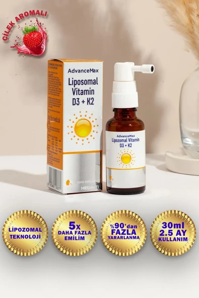 ADVANCEMAX LIPOZOMAL D3+K2 SPREY 30 ML ürün görseli 1