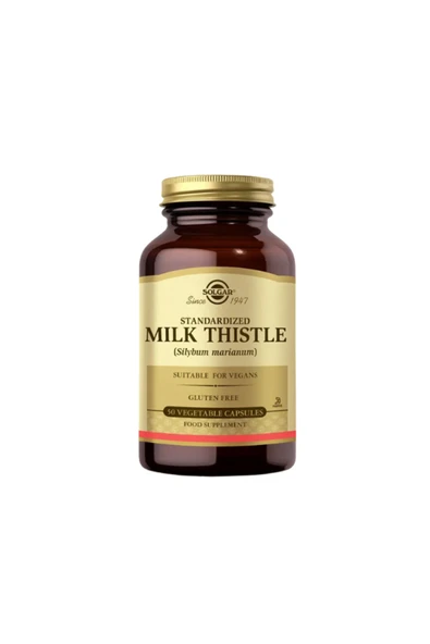 SOLGAR MILK THISTLE 50 CAP. ürün görseli 1