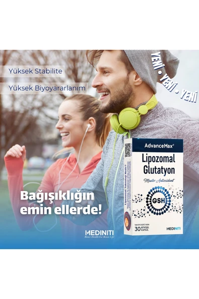 ADVANCEMAX LIPOZOMAL GLUTATYON 30 KAPSUL - Resim 2