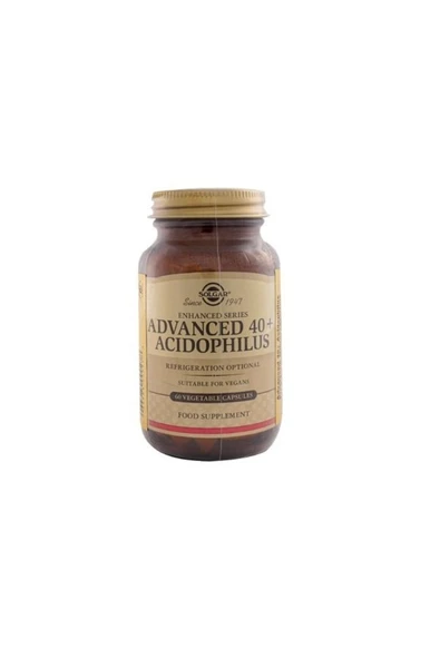 SOLGAR ADVANCED 40/ACIDOPHILUS 60 CAP ürün görseli 1