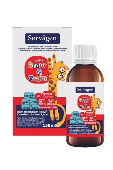SORVAGEN GROW&BRAIN KIDS SIVI ürün görseli 1