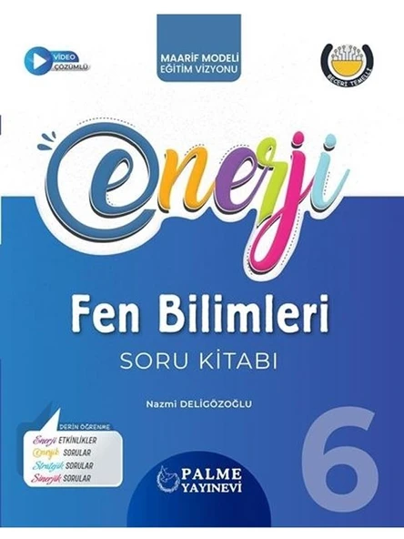 PALME 6.SINIF ENERJİ FEN BİLİMLERİ SORU KİTABI *YENİ* ürün görseli 1