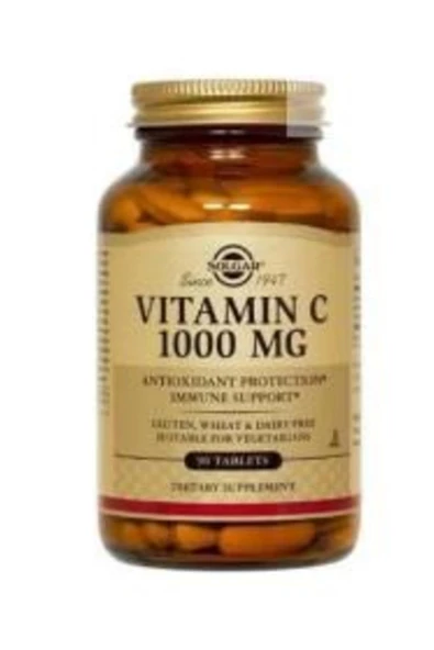 SOLGAR VİTAMİN C 1000 MG 90 TABLET - Resim 2