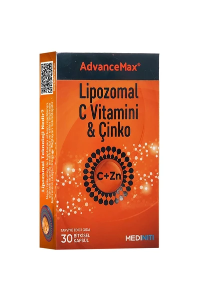ADVANCEMAX LIPOZOMAL C+CINKO 30 KAPSUL ürün görseli 1
