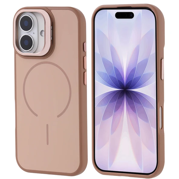 iPhone 17 Kılıf Kablosuz Şarj Özellikli Kamera Standlı Notron Kapak ürün görseli 1