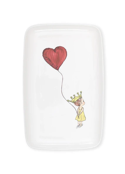 The Mia Luv Dikdörtgen Servis Tabağı 31x20 cm ürün görseli 1