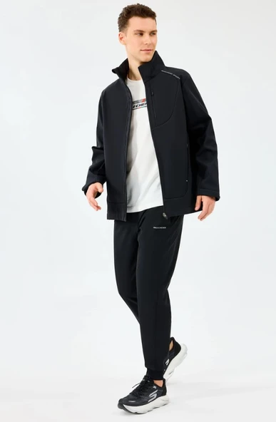Skechers M Softshell Basic Jacket S2520132 Erkek Mont - Resim 6