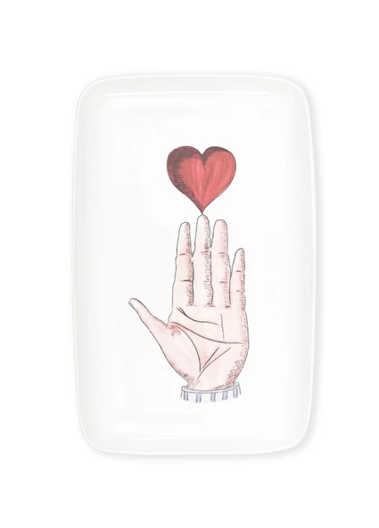 The Mia Luv Dikdörtgen Servis Tabağı 31x20 cm ürün görseli 1