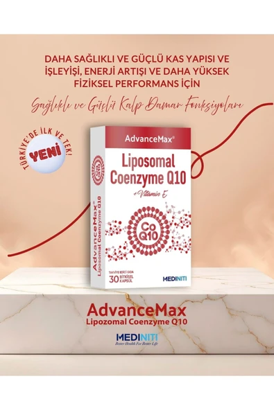 ADVANCEMAX LIPOZOMAL KOENZIM Q10 30 KAPSUL ürün görseli 1