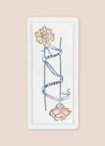 The Mia Luv Dikdörtgen Servis 35x16 cm - Resim 4