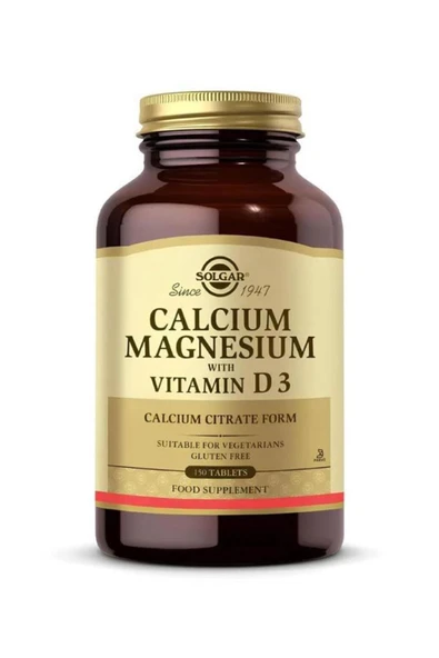 SOLGAR CAL MAGN/VIT D3 150 TB. ürün görseli 1