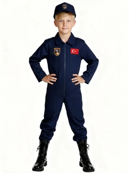 Savaş Uçağı Pilotu Kostümü - Resim 2