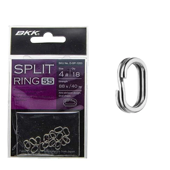 BKK Split Ring-55 Suni Yem Halkası No:4 (18'li Paket) ürün görseli 1