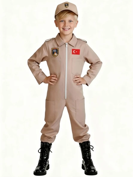 Savaş Uçağı Pilotu Kostümü - Resim 3