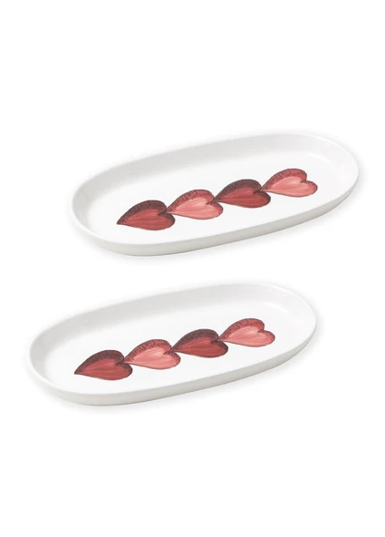 The Mia Luv Oval Servis 2li 26 cm ürün görseli 1