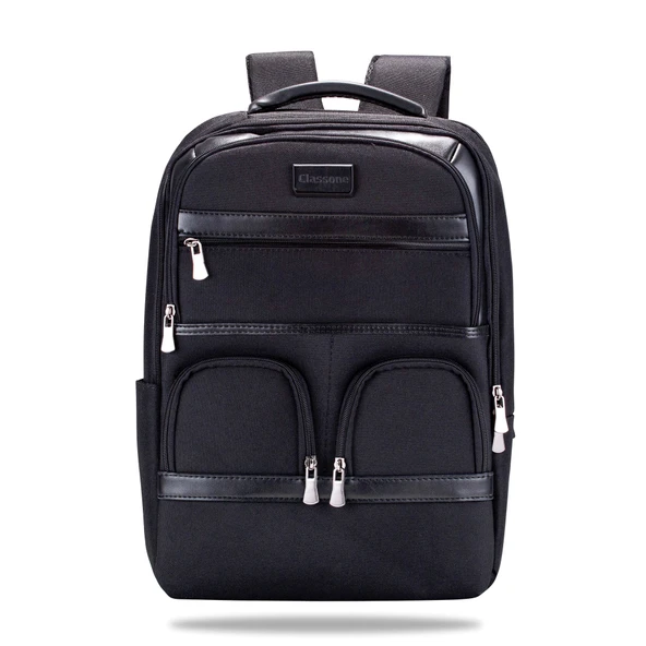 Classone BP-BS200 Business Vıp B2 -Serisi 15.6 Inch Uyumlu Wtx Pro Su Geçirmez Kumaş Laptop Sırt Çantası -Siyah ürün görseli 1