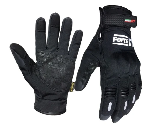 Forte Gt 07 Softshell Siyah Kışlık Korumalı Eldiven ürün görseli 1