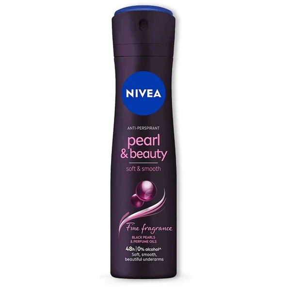 Nivea Pearl and Beauty Fine Fragrance Deodorant 150 ml ürün görseli 1