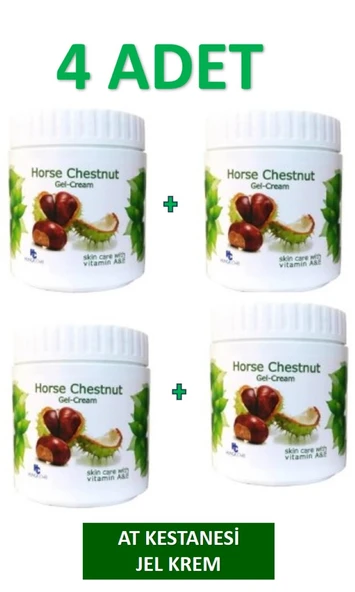 At Kestanesi Kremi 500 ml Horse Chestnut Gel-Cream x 4 Adet ürün görseli 1