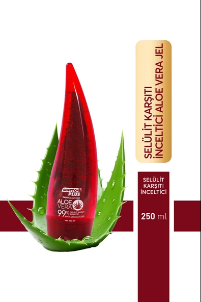 Softto Plus Nemlendirici Jel Aloe Vera Selülit Karşıtı 250 Ml ürün görseli 1