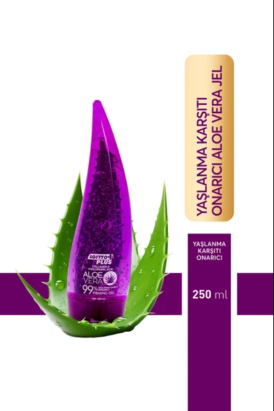 Softto Plus Nemlendirici Jel Aloe Vera Yaşlanma Karşıtı 250 Ml ürün görseli 1