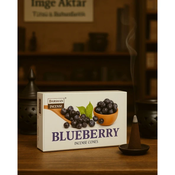 Darshan Blueberry (Yaban Mersini) Konik Tütsü (10 Adet) - Meyve Kokulu ürün görseli 1