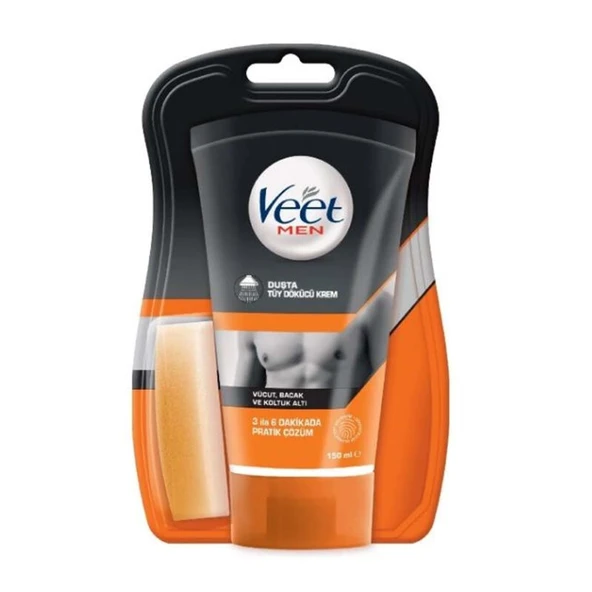 Veet Men Duşta Tüy Dökücü Krem 150 ml ürün görseli 1
