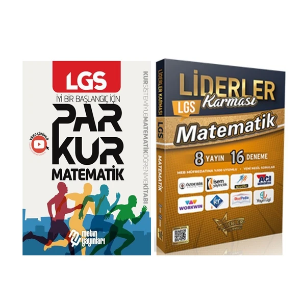 Metin 8. Sınıf LGS Parkur Matematik ve Liderler Matematik Denemeleri 8 Yayın 16 Deneme Seti 2 Kitap ürün görseli 1