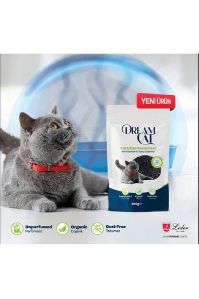 Dream Cat Kedi Kumu Koku Giderici Aktif Karbonlu 200g ürün görseli 1