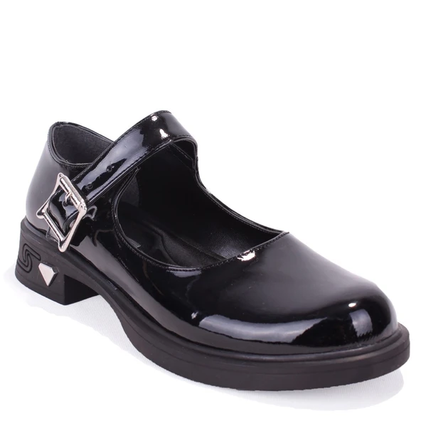Dagoster DZA07-1004V01 Siyah Rugan Günlük Loafer  Kadın Ayakkabı ürün görseli 1