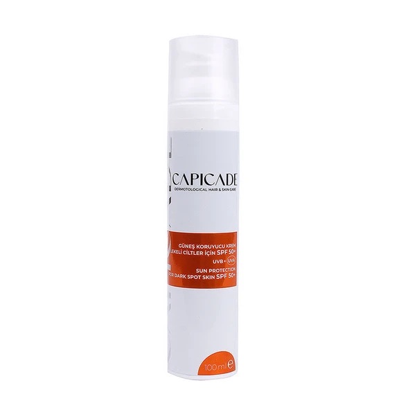 Capicade SPF50+ Lekeli Ciltler İçin Güneş Koruyucu Krem 100 ml ürün görseli 1