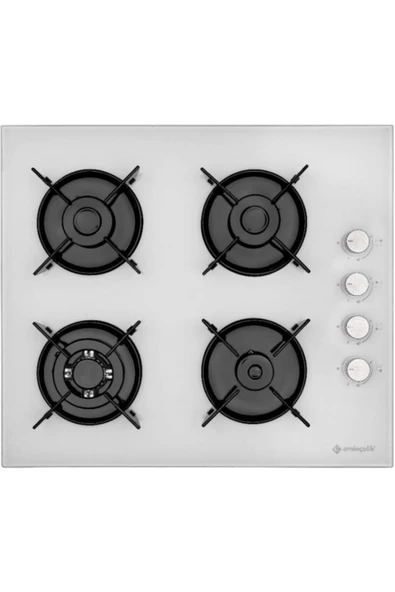 EMİNÇELİK 1240 SW WG60 SNG BEYAZC CAM  OCAK ürün görseli 1